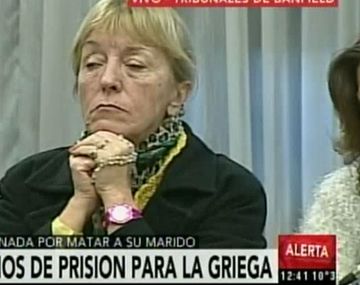La Griega fue condenada a 16 años de prisión por matar a su marido