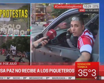 Blooper de un movilero de C5N al no reconocer a Callejero Fino 