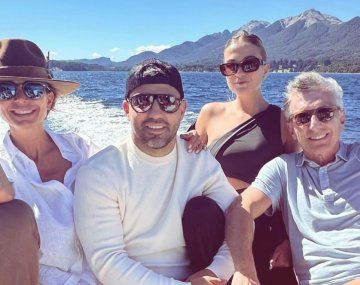 Encuentro entre Awada y Macri con el Kun Agüero y Sofi Calzetti en el sur