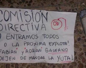 Tensión en Unión: dejaron una granada y una amenaza en la sede del club