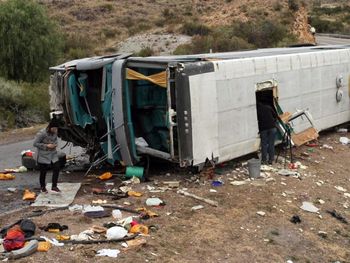 No hay arrestados ni imputados por la tragedia porque el chofer murió&nbsp;