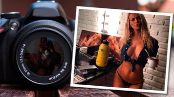 ale maglietti: en micro tanga y con mate en mano para celebrar la primavera ale maglietti: en micro tanga y con mate en mano para celebrar la primavera