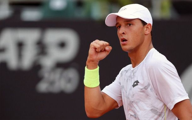 El argentino nacionalizado italiano Luciano Darderi. El argentino nacionalizado italiano Luciano Darderi.