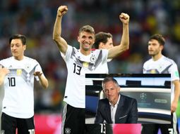 Lineker, sacado con el triunfo alemán en el final del partido