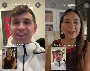 Dibu Martínez, haciendo promoción de la segunda temporada de la serie Envidiosa.