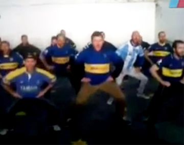 Insólito: hinchas de Boca imitan el Haka de los All Blacks