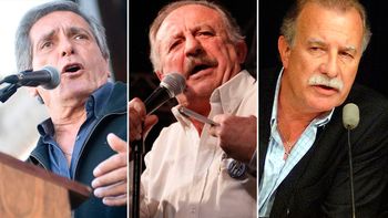 Carlos Acuña, Hugo Yasky y Omar Plaini