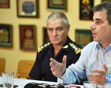 Cristian Ritondo en conferencia de presa sobre recital del Indio