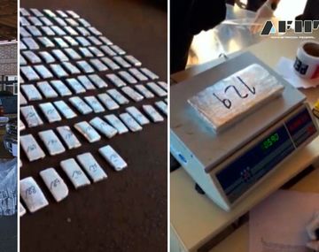 Llevaban 228kg de marihuana en dos camionetas