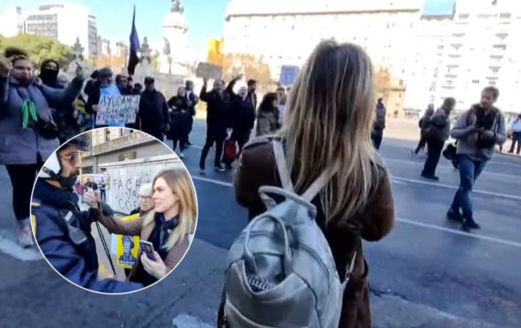 Provocadora: Lilia Lemoine filmó a jubilados en Congreso y tuvo que ser retirada por la Policía