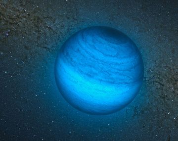 ¿Un planeta vagabundo?