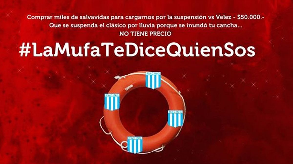 Independiente se burla de Racing con los clásicos afiches