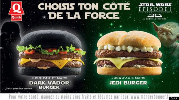 Hamburguesa star wars