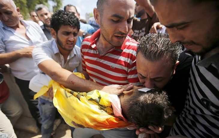 Por la ofensiva israelí en la Franja de Gaza, ya hay al menos 339 palestinos muertos