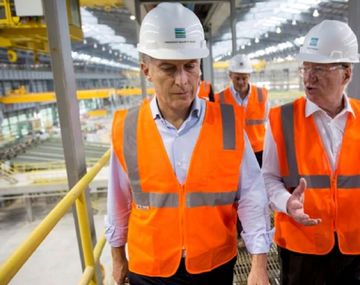 Mauricio Macri y Paolo Rocca