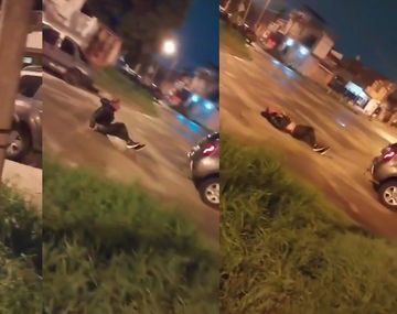 Lo confundieron con un ladrón y lo arrastraron con un auto por la calle en Isidro Casanova