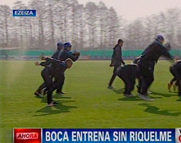 Boca arrancó con los ejercicios en Ezeiza