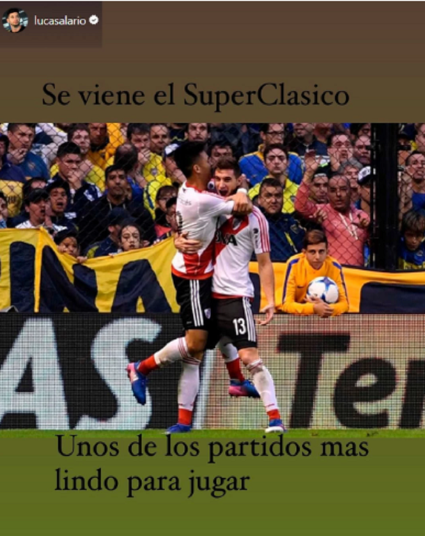 Lucas Alario se refirió al Superclásico e ilusionó a los hinchas de River