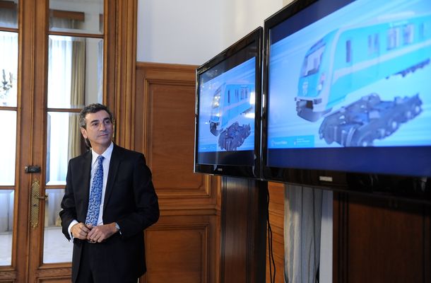 Presentaron los trenes que renovarán al Mitre y al Sarmiento