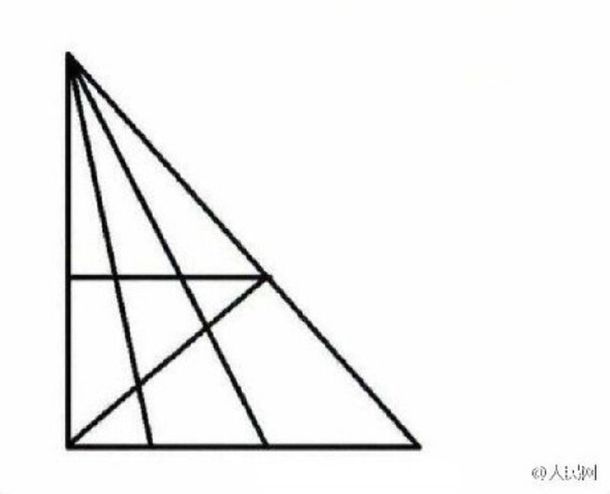 El desafío de los triángulos que se volvió viral