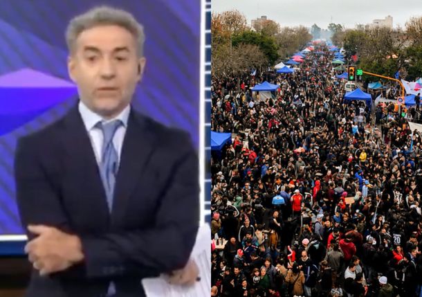 La provocación de Luis Majul para desacreditar la histórica despedida a Indio Solari