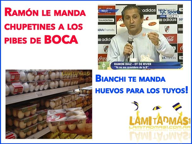 Después de los chupetines, llegan los afiches para Ramón