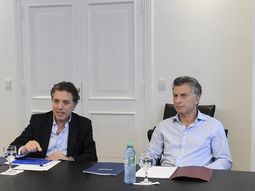 Nicolás Dujovne y Mauricio Macri