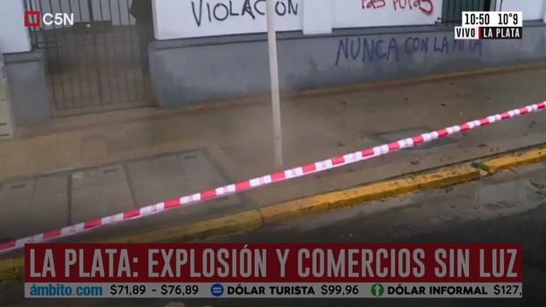 Explosión y susto en La Plata: hay varios vecinos sin luz 