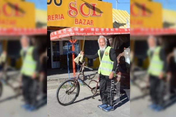 Recorría el mundo con su triciclo y murió arrollado por un camión en una ruta santacruceña