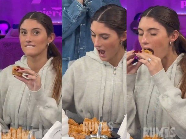 La reacción viral de Lola Latorre al comer por primera vez los pastelitos
