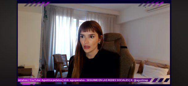 Agustina Peñalva denunció por streaming a un hombre por acoso