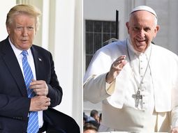 Trump y Francisco estarán cara a cara el próximo 24 de mayo Trump y Francisco estarán cara a cara el próximo 24 de mayo