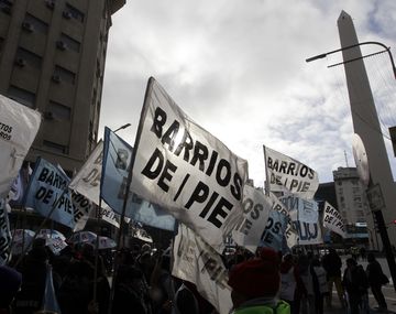Las fotos de la manifestación de Barrios de Pie