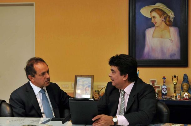 Scioli defendió la candidatura de Espinoza para el PJ bonaerense