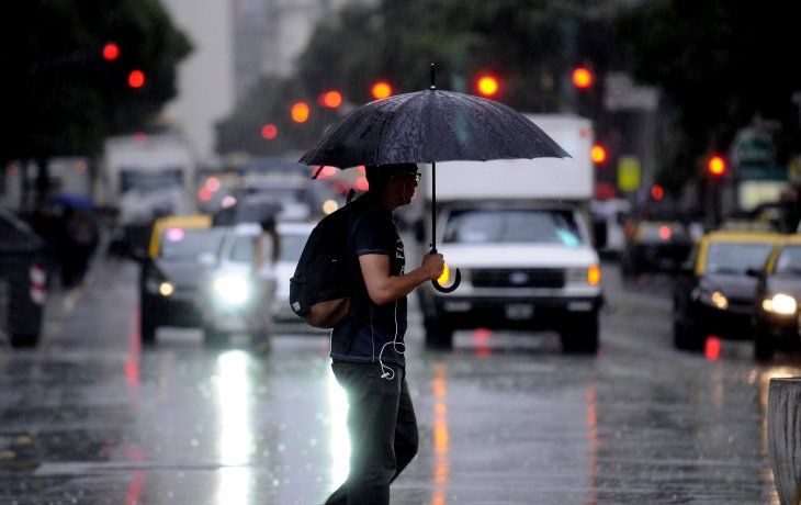 Lluvias en Buenos Aires.