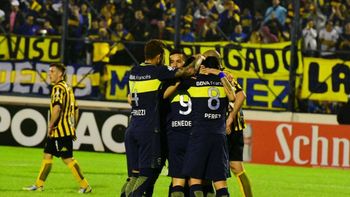 con un gol polemico, boca le gano a santamarina y avanzo a octavos de final con un gol polemico, boca le gano a santamarina y avanzo a octavos de final