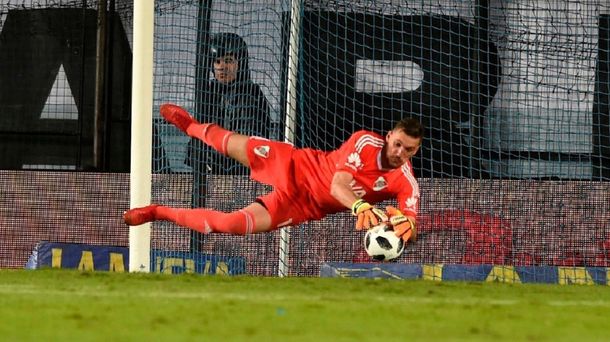 Franco Armani en River - Crédito:&nbsp;@CARPoficial