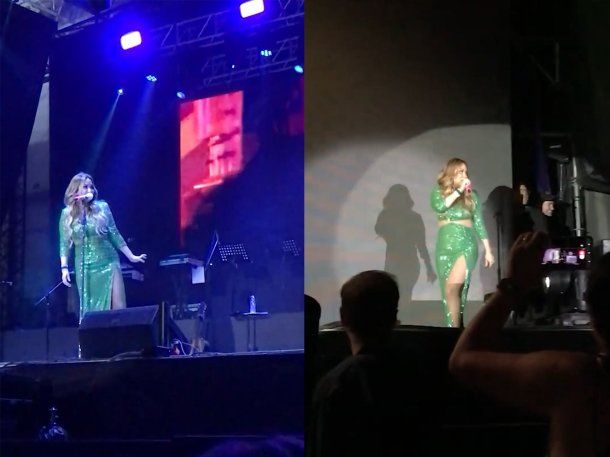 Es viral: resurgió un video de Karina La Princesita re contra enojada en pleno show