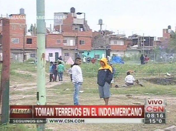 Homicidio y usurpación: un muerto en la toma de terrenos en Villa Lugano