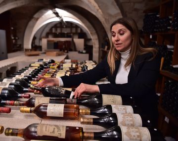 Virginie Routis vela por 14.000 botellas de vino