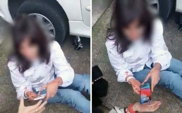 La Plata: se olvidó del freno de mano, fue atropellada por su propio auto y sobrevivió de milagro