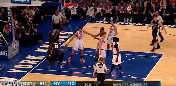 Hernángomez y la jugada de la polémica