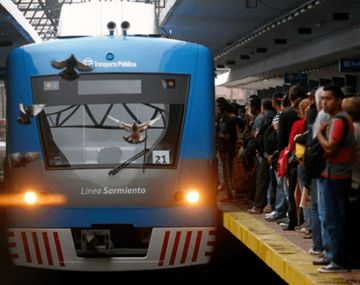 El tren Sarmiento funcionará el jueves hasta las 10 y con diagrama de horas pico