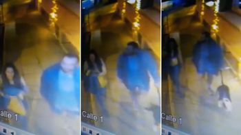 Es un video del sábado donde se la ve paseando con un hombre Es un video del sábado donde se la ve paseando con un hombre
