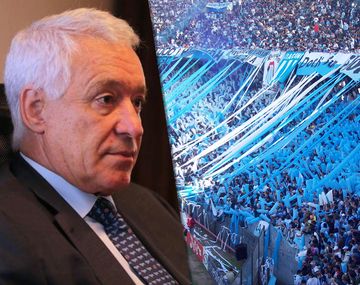 El poco compromiso del presidente de Racing para luchar contra las barras