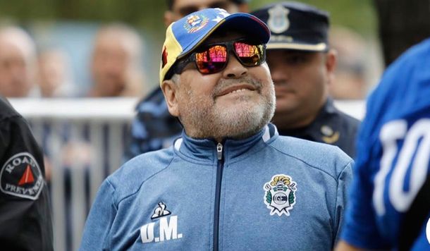 El mensaje de Maradona por Malvinas. Foto: @gimnasiaoficial