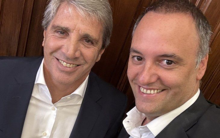 El respaldo de Luis Caputo a Manuel Adorni