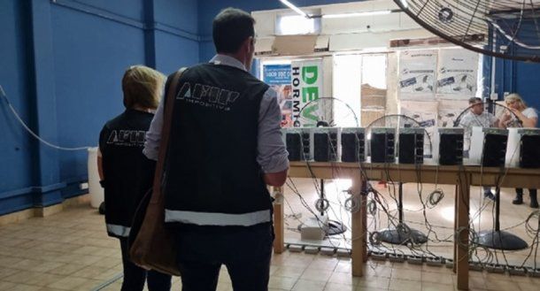 La AFIP detectó una nueva granja de criptomonedas no declarada