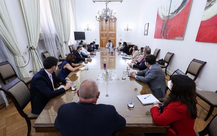 Sergio Uñac se reunió en Chile con el intendente de Coquimbo: El Túnel de Agua Negra es el objetivo primario y primordial