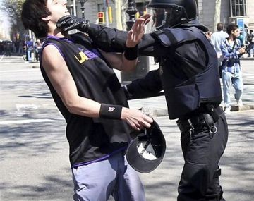 Huelga españa barcelona